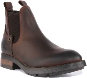 Replay Ryder Chelsea In Dark Brown For Men