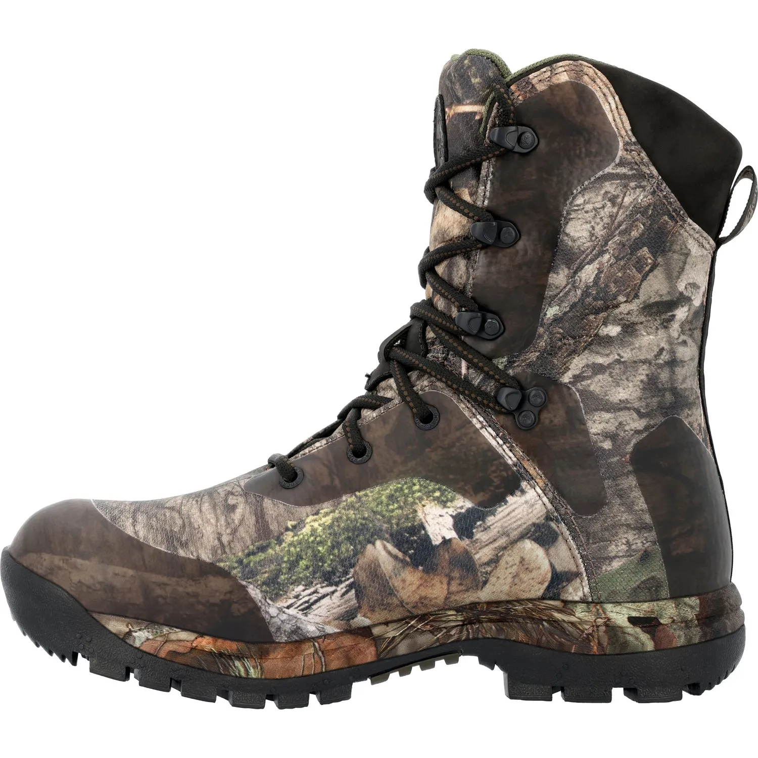 Rocky Mens Lynx 1000G Mossy Oak Country Cordura Hunting Boots