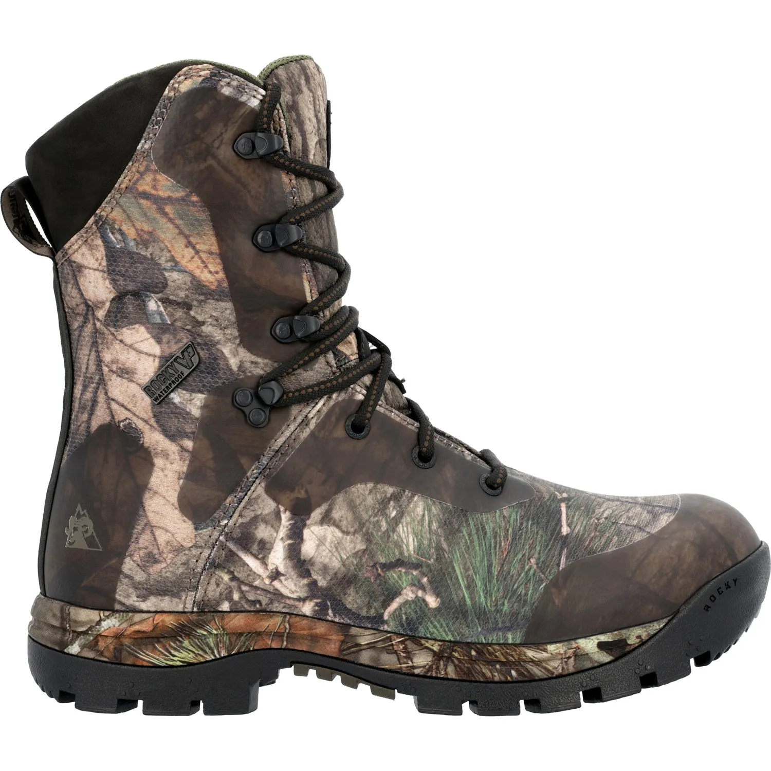 Rocky Mens Lynx 1000G Mossy Oak Country Cordura Hunting Boots