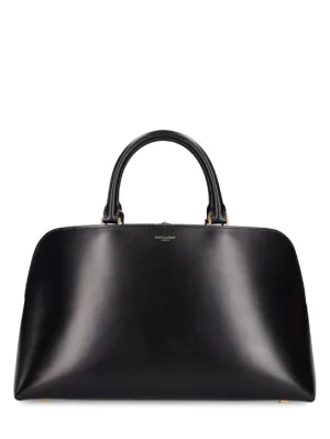 Saint Laurent   Sac De Jour leather bowling bag 