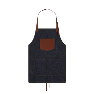 Tablier court en jean Brut