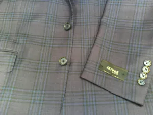 Tony The Tailor Chianti/Sky Plaid Jacket