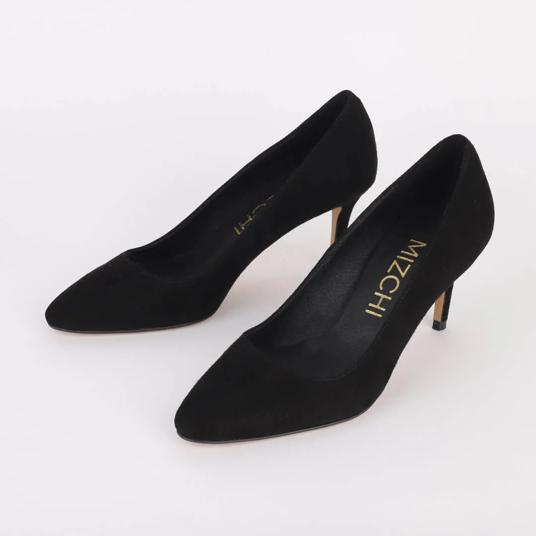 *UK size 2.5 - SOLA - cocoa, 7cm heels