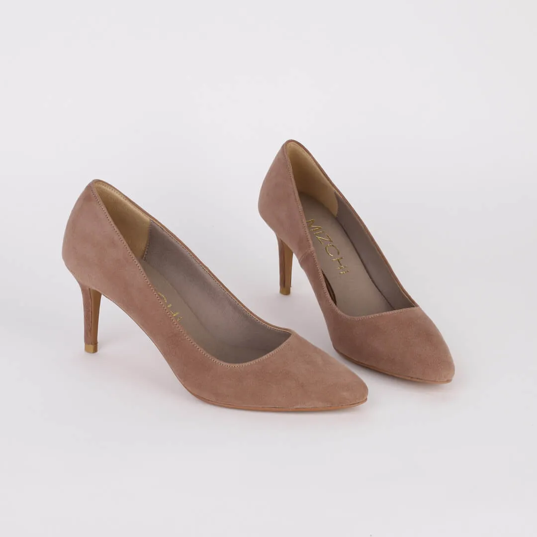 *UK size 2.5 - SOLA - cocoa, 7cm heels