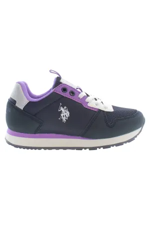 Us Polo Best Price Girls Purple Sports Shoes