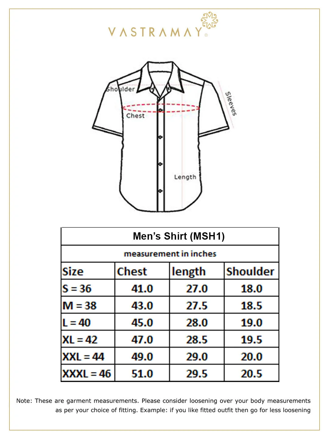 VASTRAMAY Men's Red Silk Blend Shirt