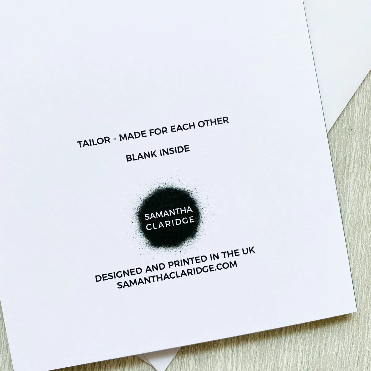 We Are Tailor-Made for Each Other Card