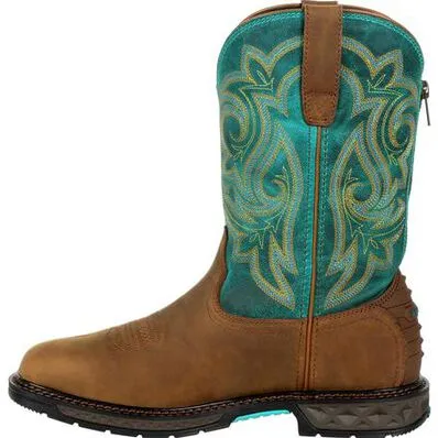 Women's Georgia GB00386 Carbo-Tec LT Steel Toe Waterproof Pull-On Work Boot (SHOP IN-STORE TOO)