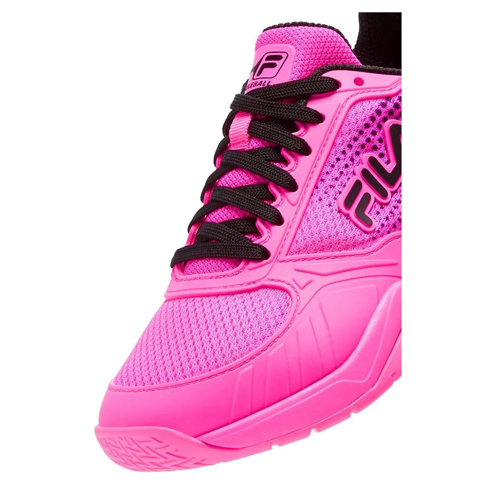 Women's Volley Zone Pickleball Shoes Knockout Pink and Black