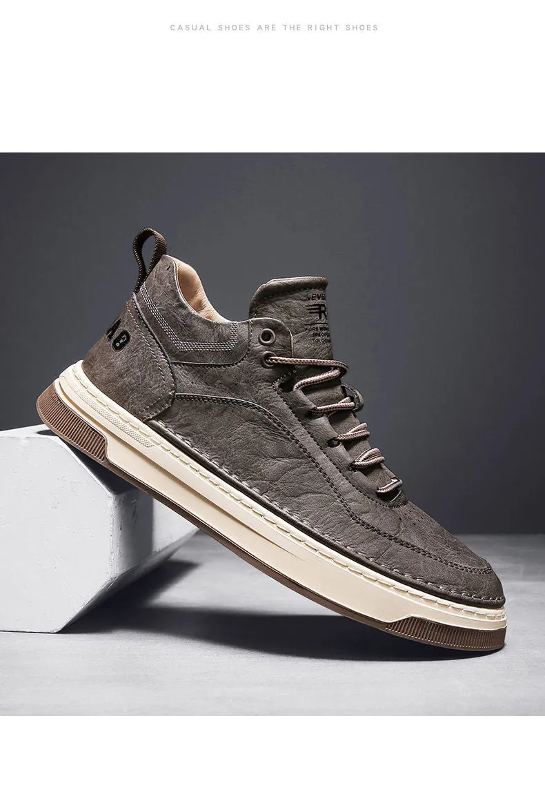 xiangtuibao Leather Shoes Men's  Spring Tide Shoes Men's Shoes All-match Trend Men's Casual Shoes Sports Shoes Running Shoes