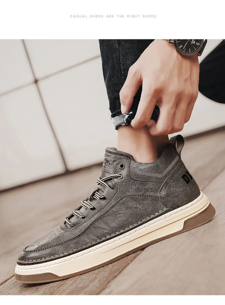 xiangtuibao Leather Shoes Men's  Spring Tide Shoes Men's Shoes All-match Trend Men's Casual Shoes Sports Shoes Running Shoes