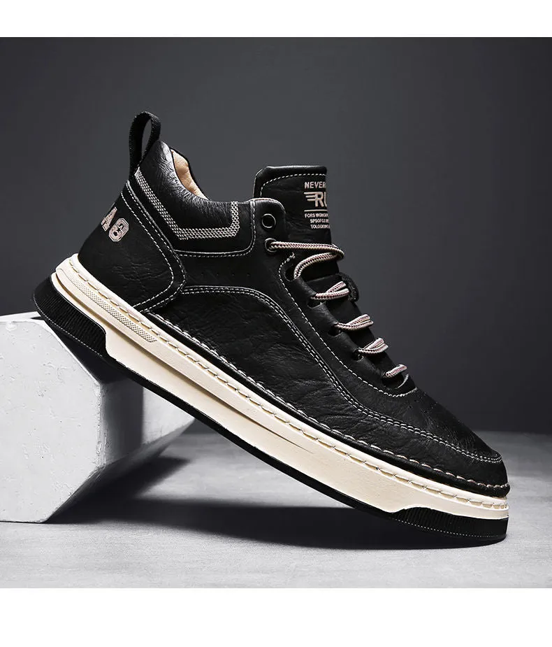xiangtuibao Leather Shoes Men's  Spring Tide Shoes Men's Shoes All-match Trend Men's Casual Shoes Sports Shoes Running Shoes