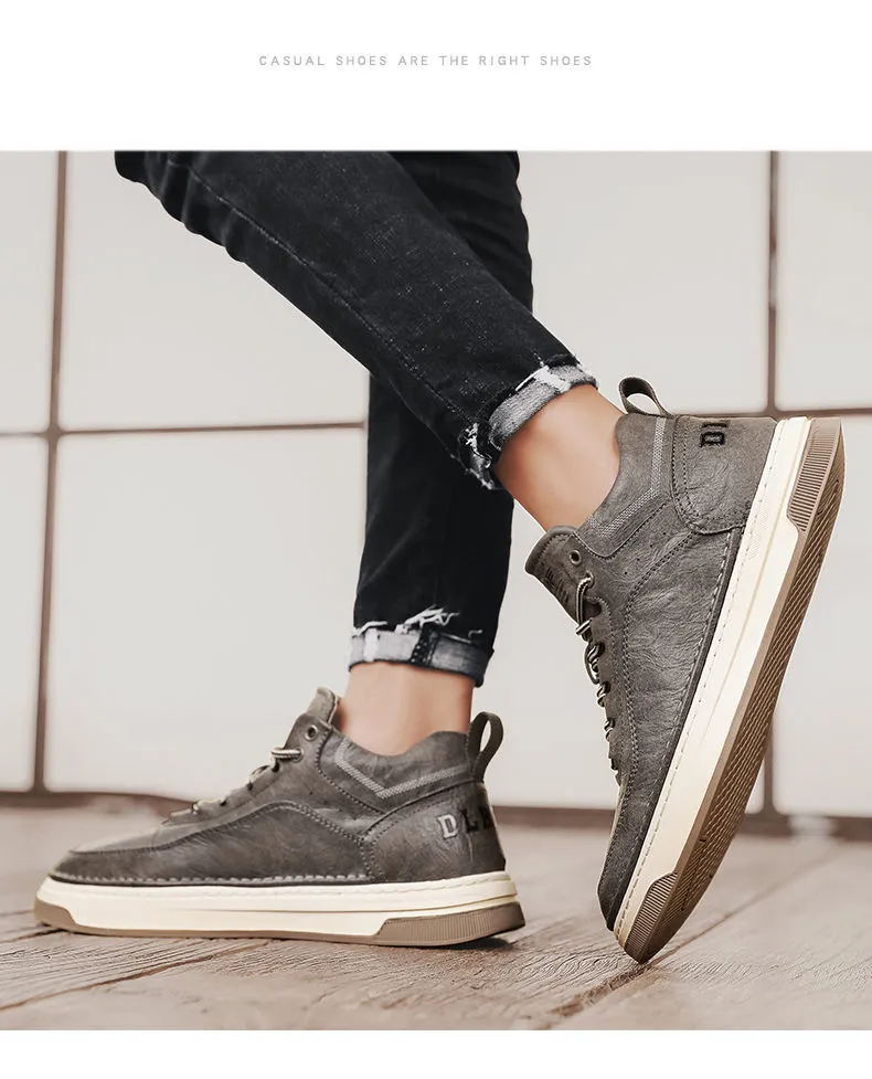 xiangtuibao Leather Shoes Men's  Spring Tide Shoes Men's Shoes All-match Trend Men's Casual Shoes Sports Shoes Running Shoes