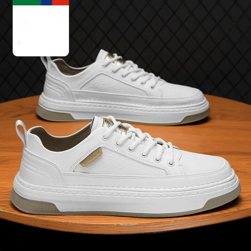 xiangtuibao Leather Shoes Men's  Spring Tide Shoes Men's Shoes All-match Trend Men's Casual Shoes Sports Shoes Running Shoes