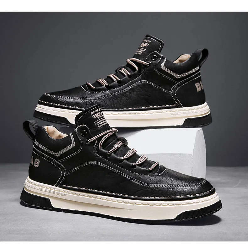xiangtuibao Leather Shoes Men's  Spring Tide Shoes Men's Shoes All-match Trend Men's Casual Shoes Sports Shoes Running Shoes