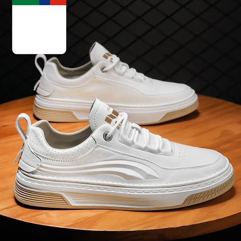 xiangtuibao Leather Shoes Men's  Spring Tide Shoes Men's Shoes All-match Trend Men's Casual Shoes Sports Shoes Running Shoes