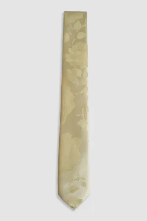 Yarrow Yellow Floral Tie