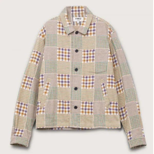 Ymc Bowling Cotton Flannel Check Shirt - Multi