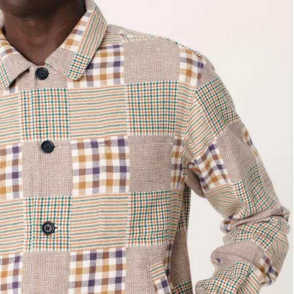Ymc Bowling Cotton Flannel Check Shirt - Multi