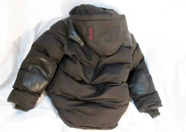 Youth Boys J. JOE WHISTLER & CO. PUFFER Hooded JACKET Coat Parka BLACK S 6